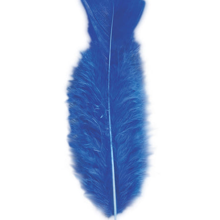 Plumes bleues 50pcs