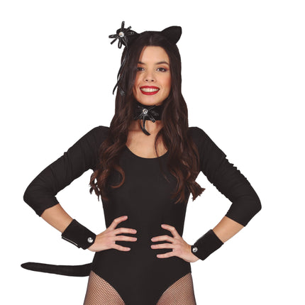Ensemble chat noir 5 pièces