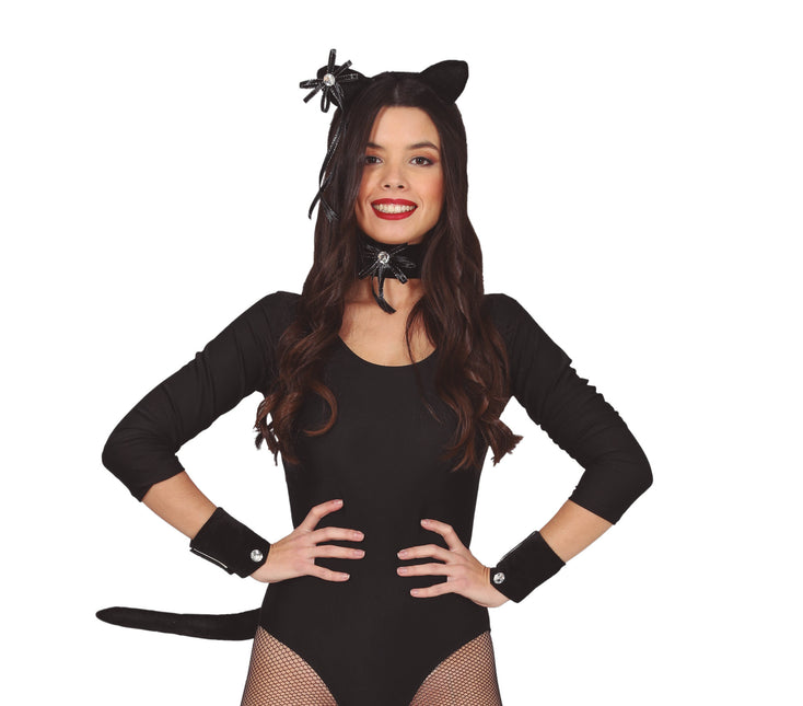 Ensemble chat noir 5 pièces