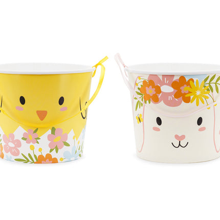Seau de Pâques 14cm 2pcs