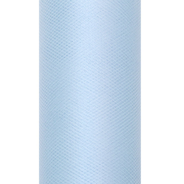 Rouleau de tulle bleu clair 30cm 9m