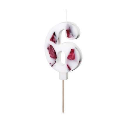 Pétales de bougie 6 ans 8cm