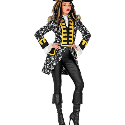 Veste pirate colorée pour femmes