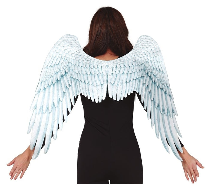 Ailes d'Halloween Tissu Blanc 1.05m