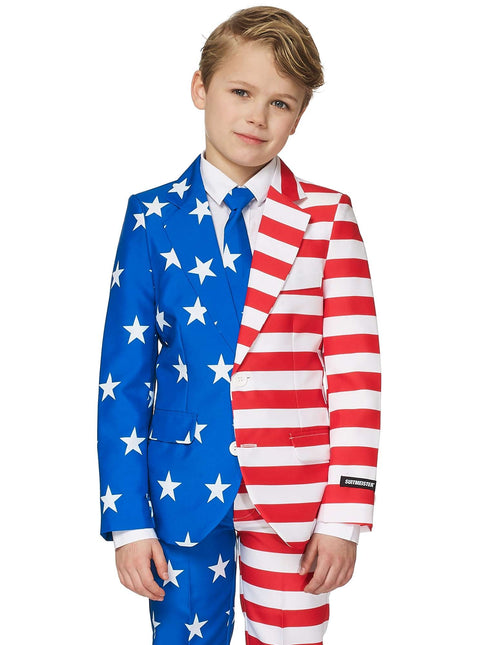 Costume drapeau des USA Garçon <tc>Suitmeister</tc>