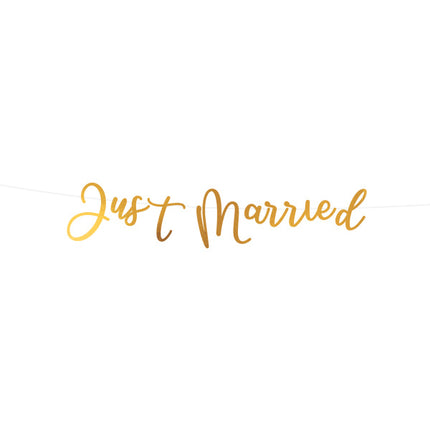 Lettre en bandoulière Just Married 91.5cm