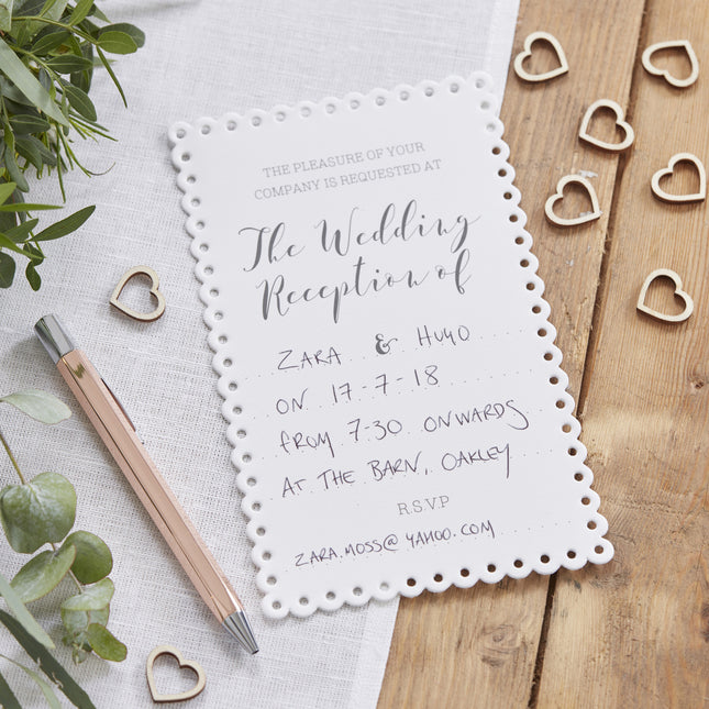 Invitations de mariage 18cm 10pcs