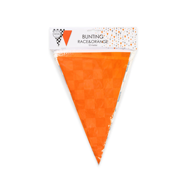 Guirlande de Formule 1 orange 10m