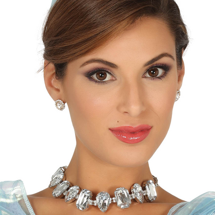 Collier Diamants 19cm