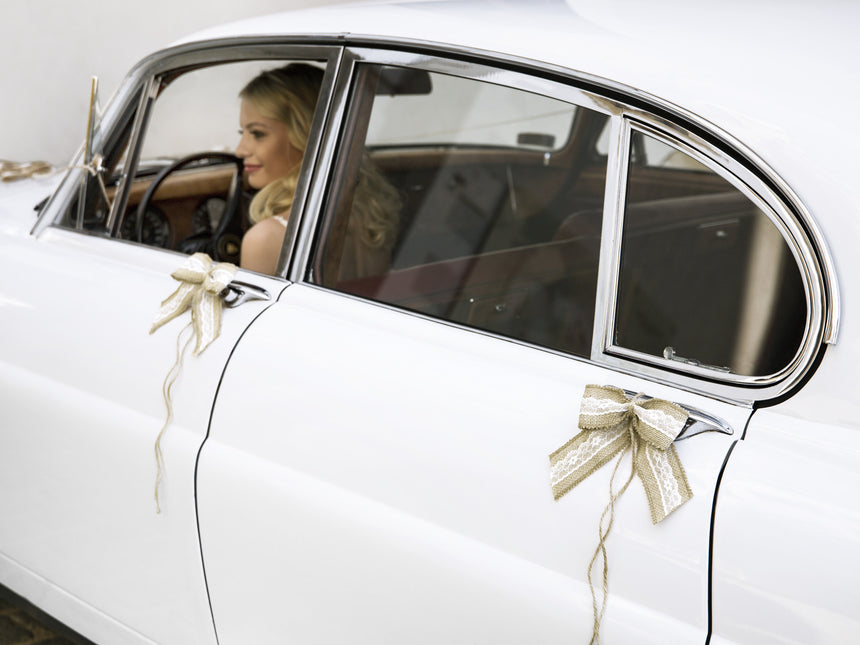 Ensemble de décoration de voiture Arcs de mariage