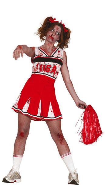Costume d'Halloween Zombie Cheerleader Dames