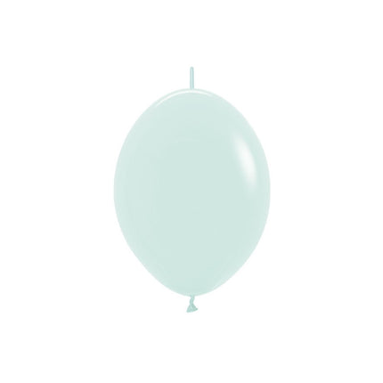 Ballons Pastel Vert Mat 15cm 50pcs