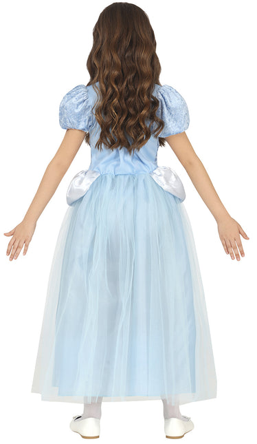Robe de princesse fille bleue