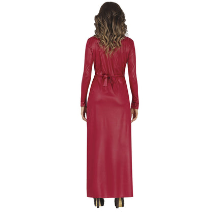Robe toile d'araignée Dames Rouge