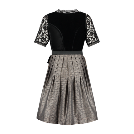 Robe Dirndl noire Oktoberfest Ladies Velvet