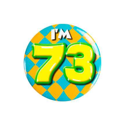 Je suis 73 Bouton 1 an 5.5cm