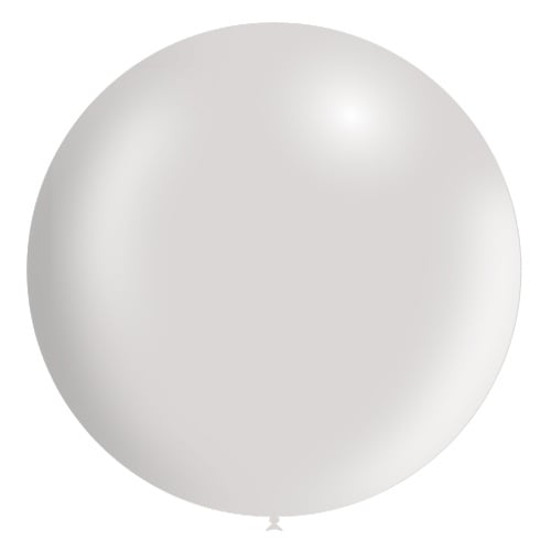 Ballon géant gris clair XL Metallic 91cm
