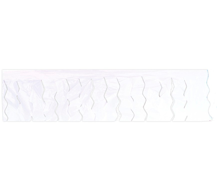 Guirlande de franges blanches 25m