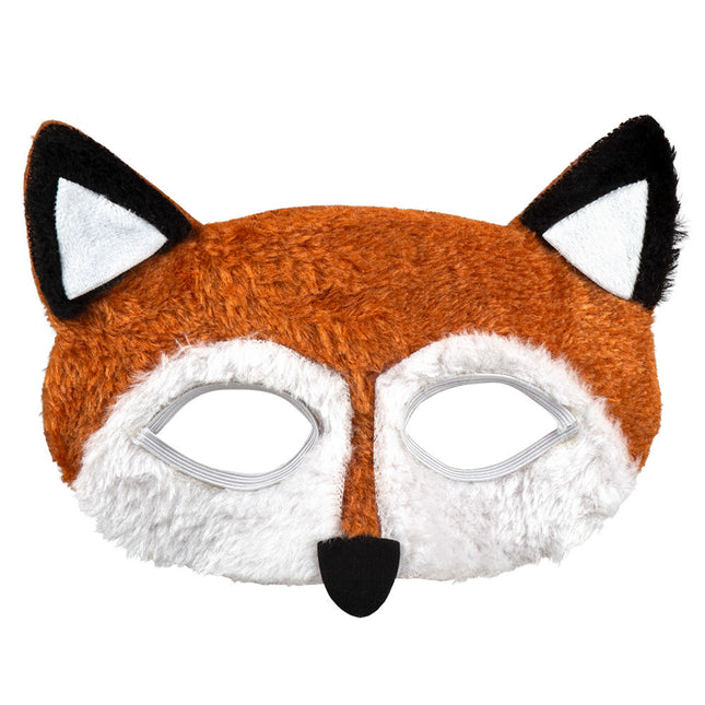 Demi-masque Renard en peluche