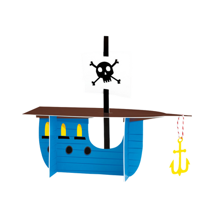 Décoration de table Bateau pirate