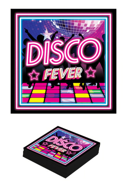Serviettes Disco 70S 33cm 12pcs