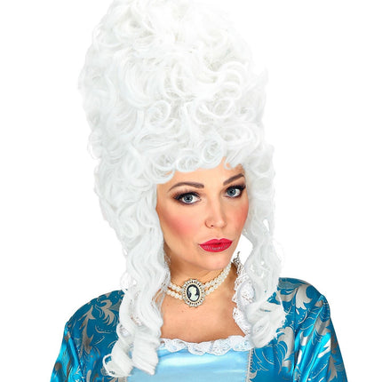 Perruque blanche classique