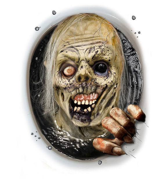 Décoration d'Halloween Toilette Zombie