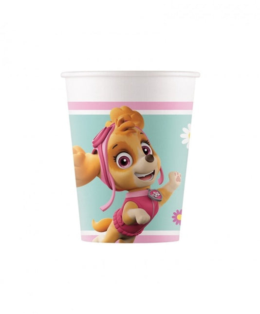 Gobelets Paw Patrol en carton 200ml 8pcs