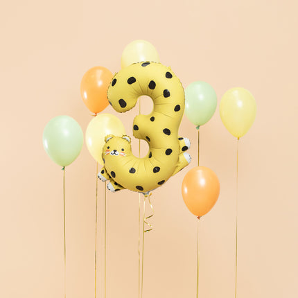 Ballon à l'hélium 3 ans Guépard vide 75cm