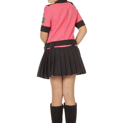Robe de police rose enfant