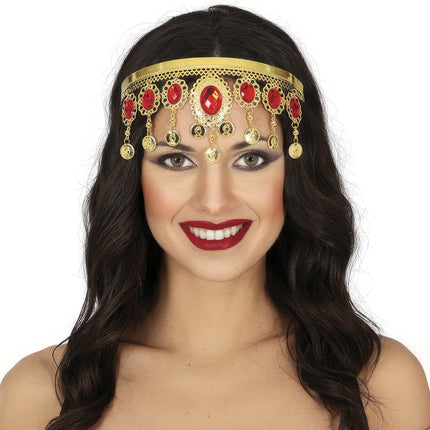 Bandeau d'or avec diamants