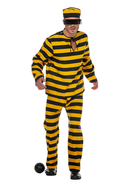Costume Villain Jaune Noir Hommes Luxe