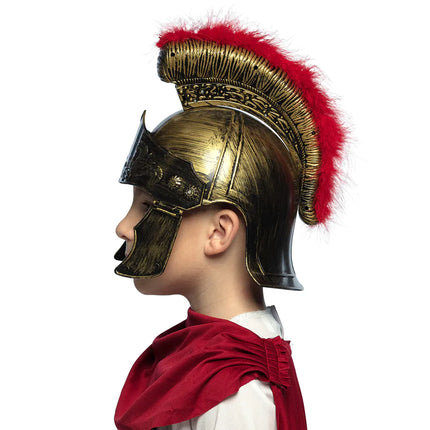 Garçon au casque romain