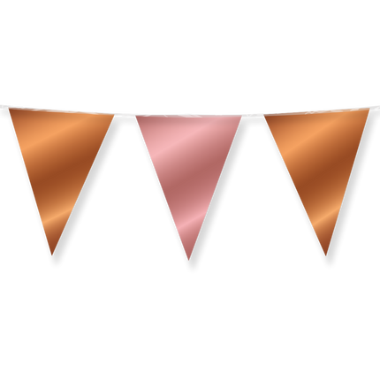 Guirlande en bronze or rose 10m