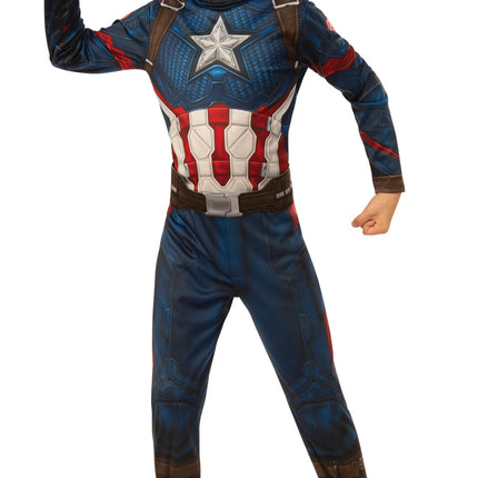 Costume Captain America Enfant Bleu