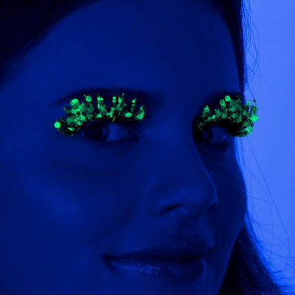 PXP Fake Lashes Glow In The Dark Candy Calypso Pink/Yellow