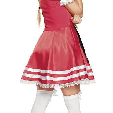 Robe Dirndl Oktoberfest Rouge