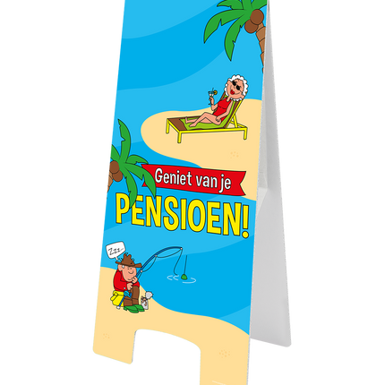 Panneau d'avertissement Pension Cartoon 58cm