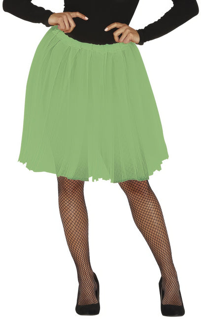 Tutu vert clair pour dames 60cm