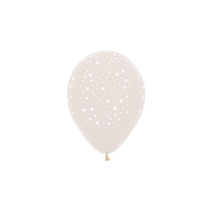 Ballons de baudruche étoiles cristal clair 12cm 50pcs