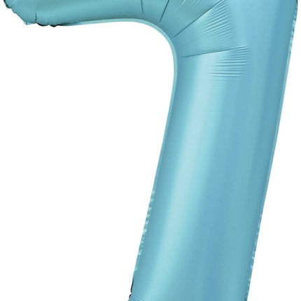 Ballon à figures bleu clair 7 ans Gloss 86cm