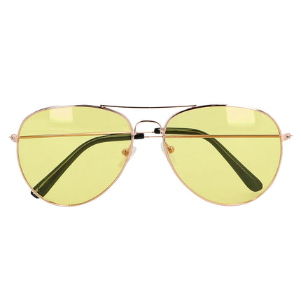Lunettes Néon 80S Bleu Jaune