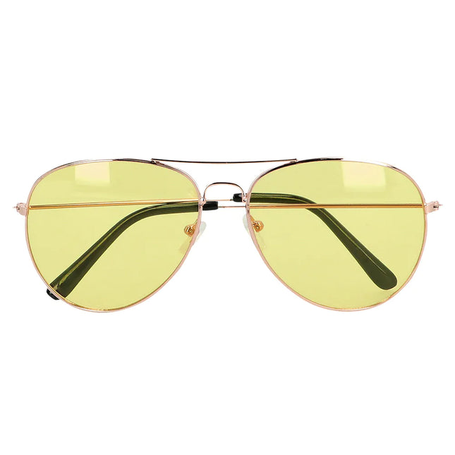Lunettes Néon 80S Bleu Jaune