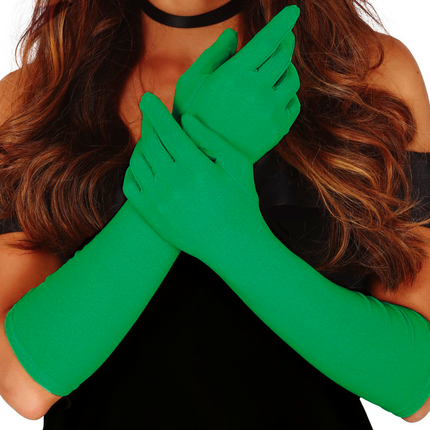 Gants verts 42cm