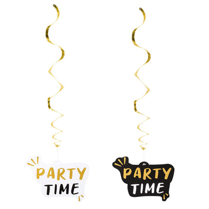 Décoration suspendue Party Time Double face 85cm