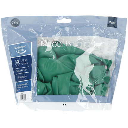 Ballons verts vert pin 33cm 50pcs