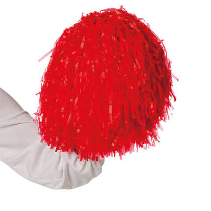 Pompons rouges Cheerleader