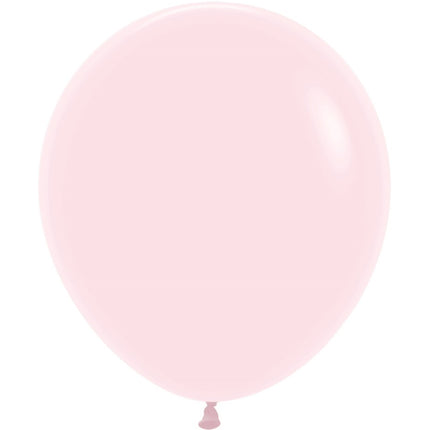 Ballons Pastel Rose Mat 45cm 25pcs