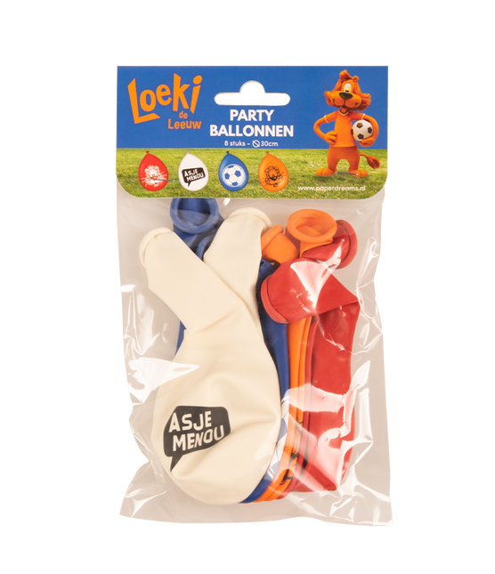 Loeki Le Lion Ballons 30cm 8pcs