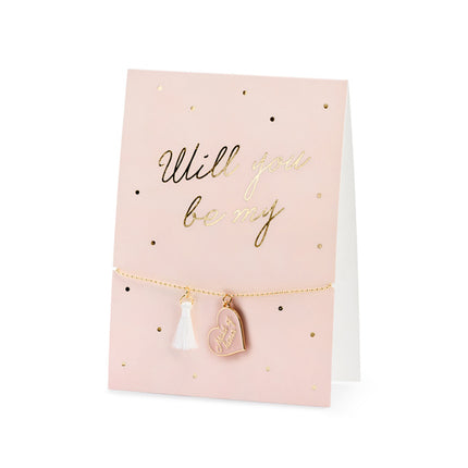 Carte de vœux Will You Be Bracelet 14.8cm